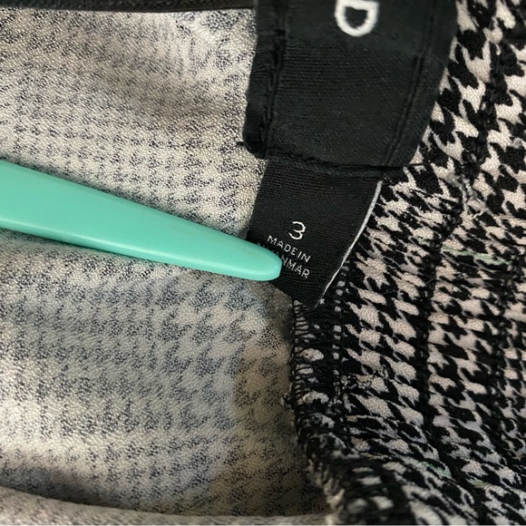 Plus Sz 3X Torrid Plaid Houndstooth SelfTie Tapered cuffed Pant - Picture 7 of 8